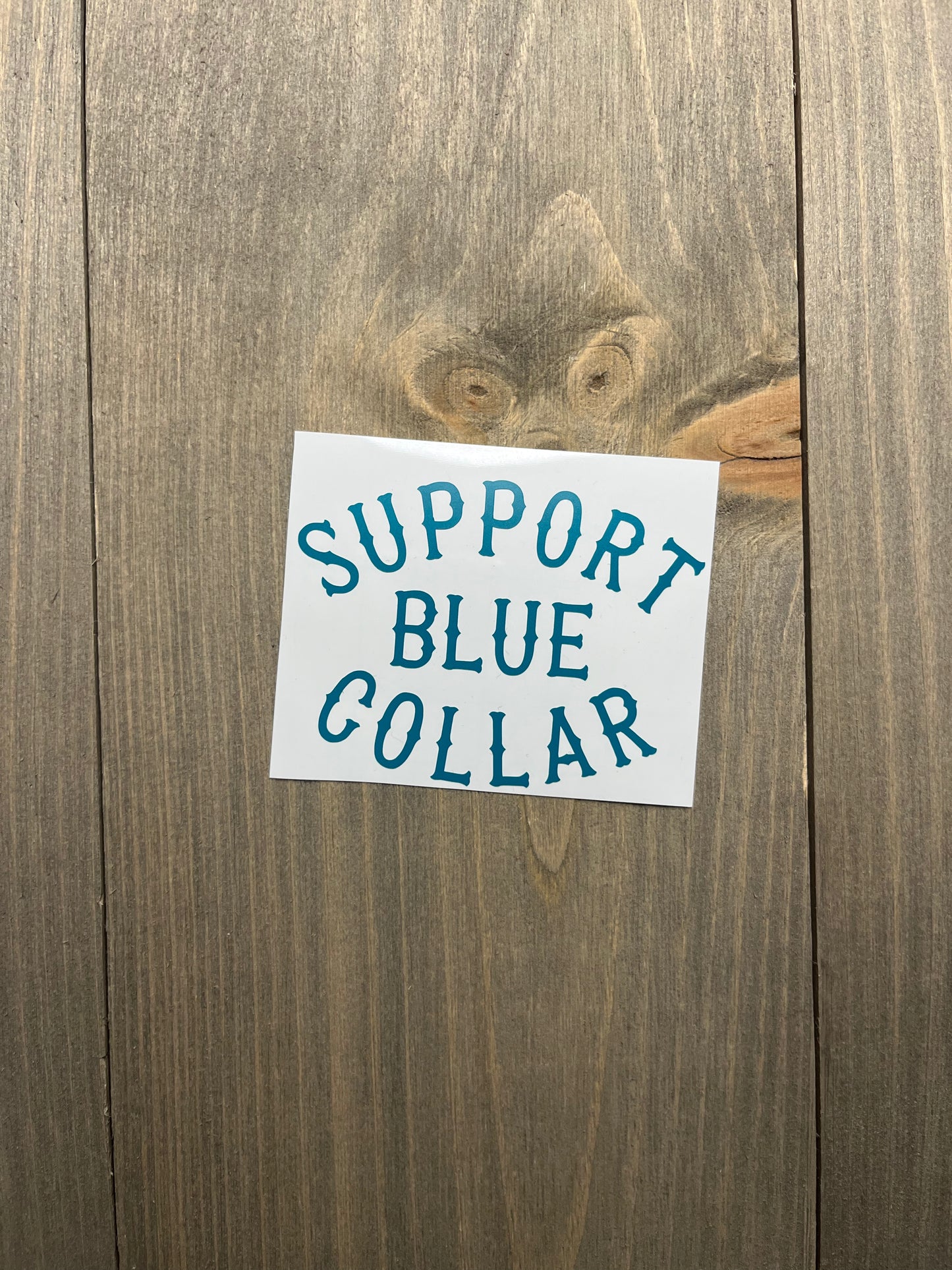 Support blue collar - aqua