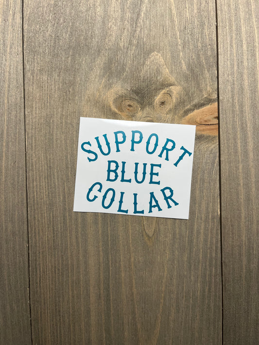 Support blue collar - aqua