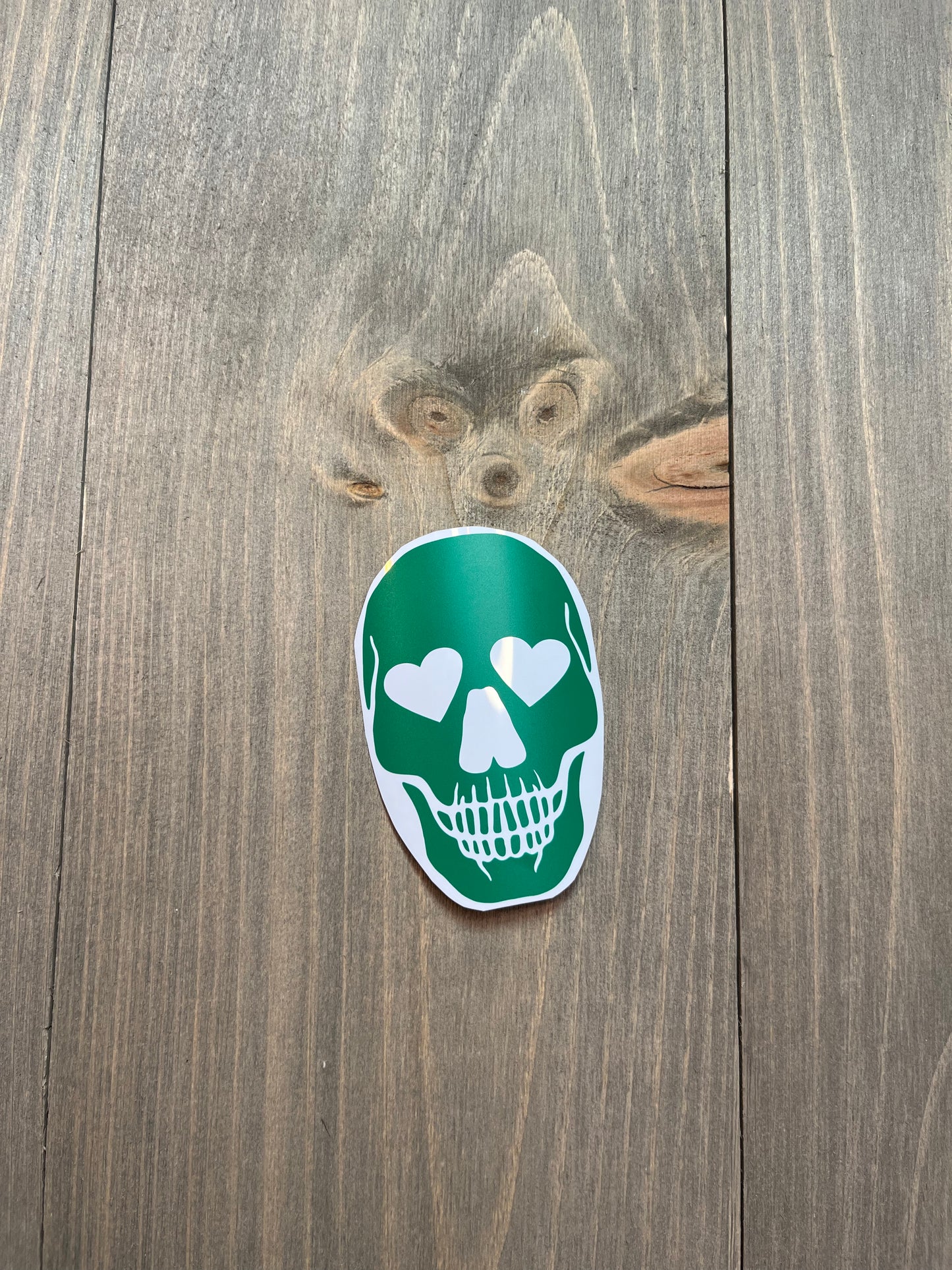 Skull - green