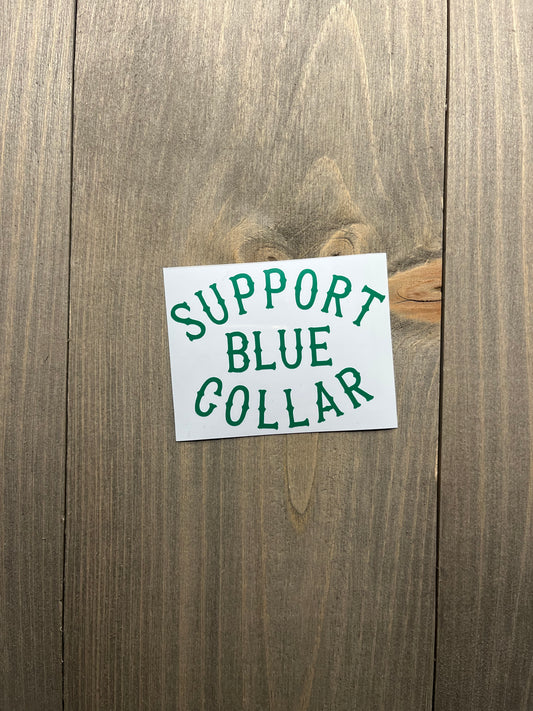 Support blue collar - green