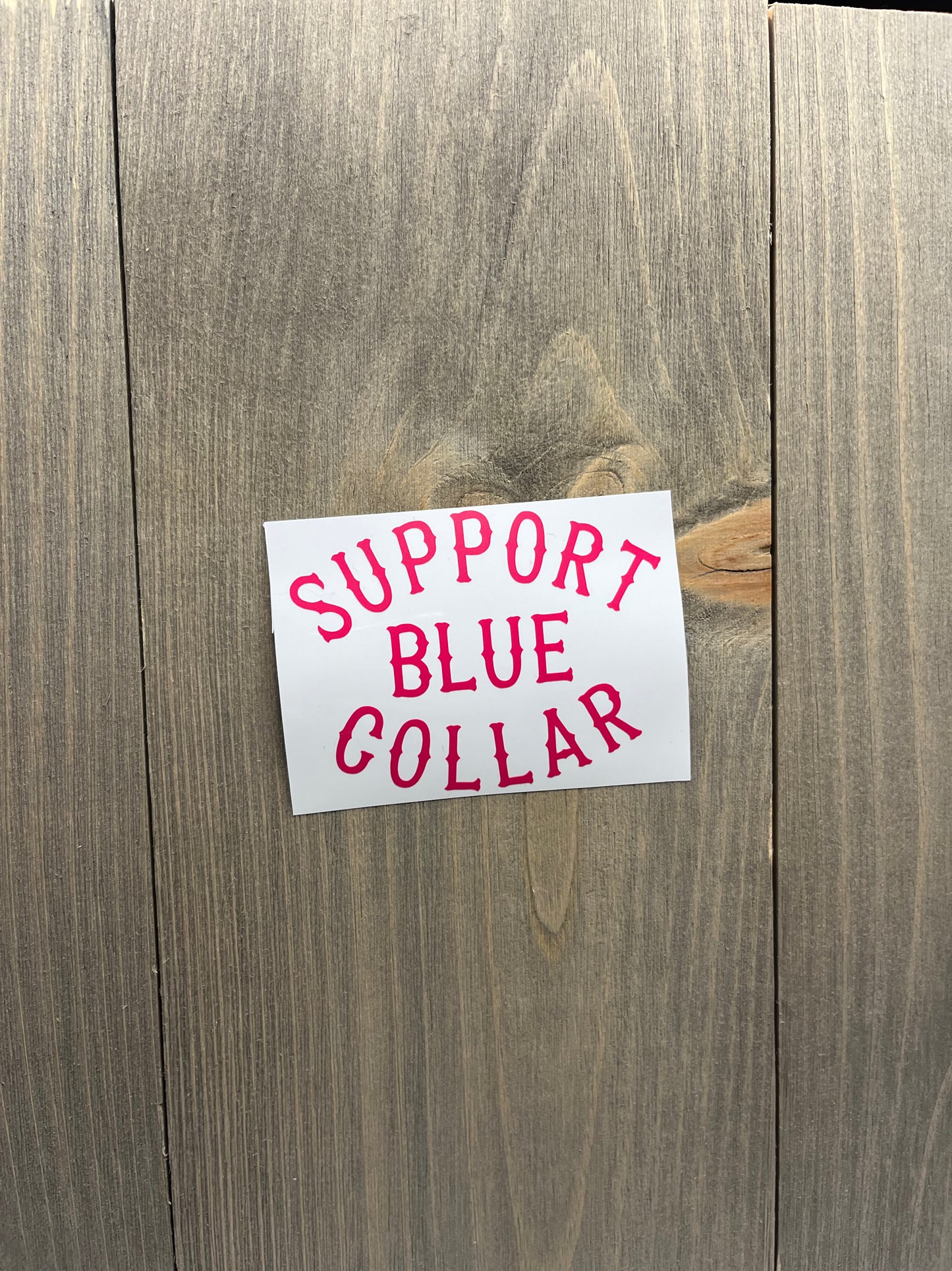 Support blue collar - pink