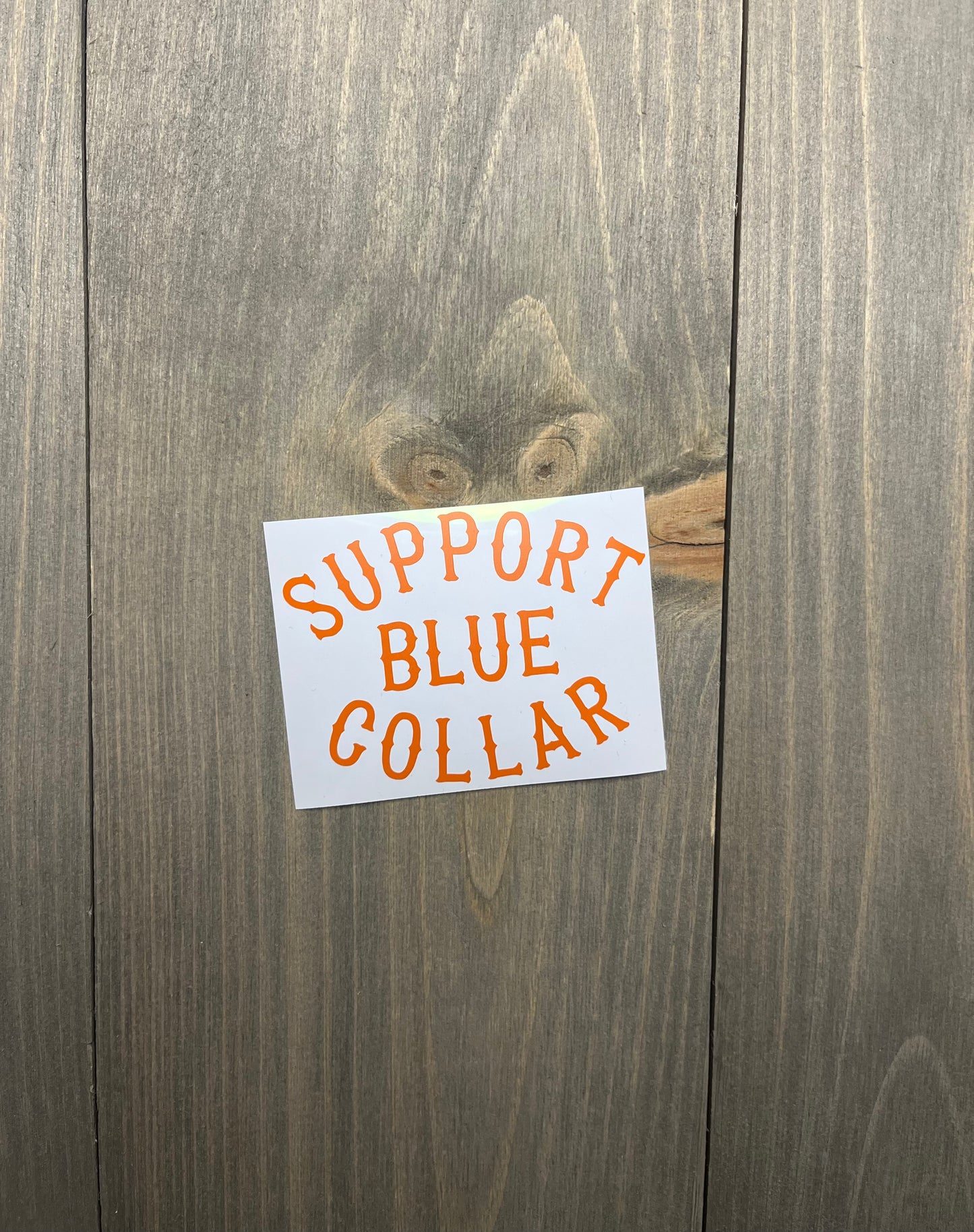 Support blue collar-Orange