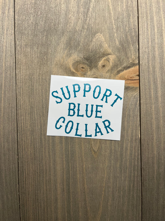 Support blue collar - aqua